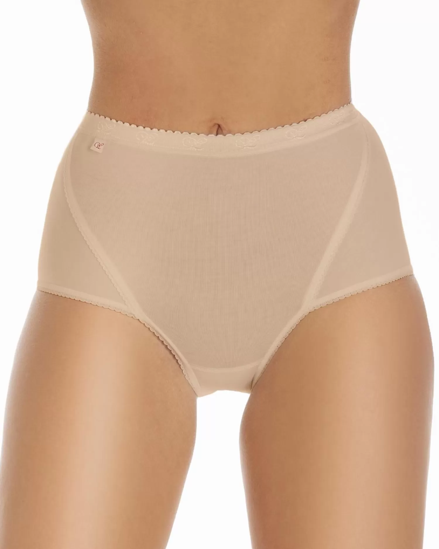 Wysteria Lane Knickers | 3 Pairs Maxi Classic Brief - Beige