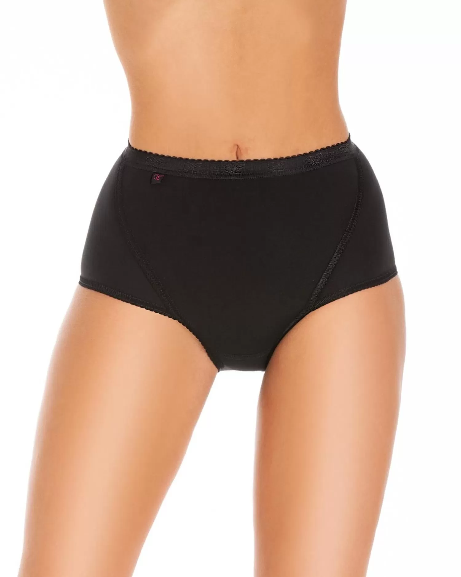 Wysteria Lane Knickers | 3 Pairs Maxi Classic Brief - Black