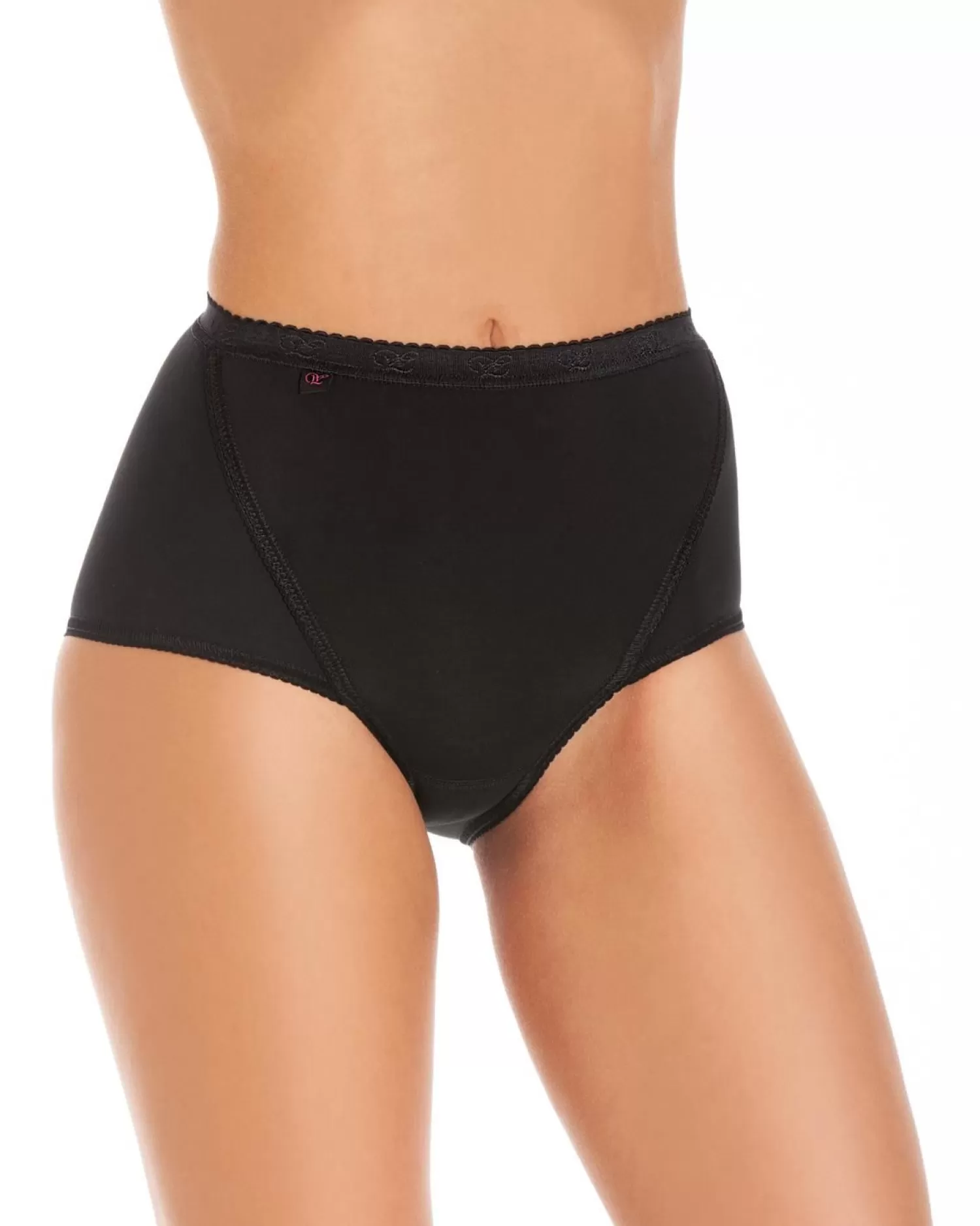 Wysteria Lane Knickers | 3 Pairs Maxi Classic Brief - Black