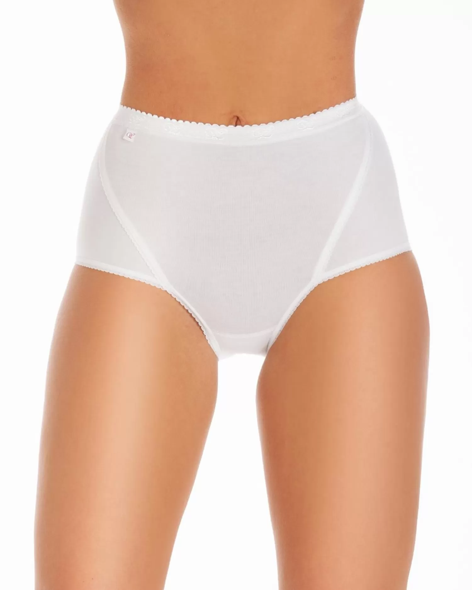 Wysteria Lane Knickers | 3 Pairs Maxi Classic Brief - White