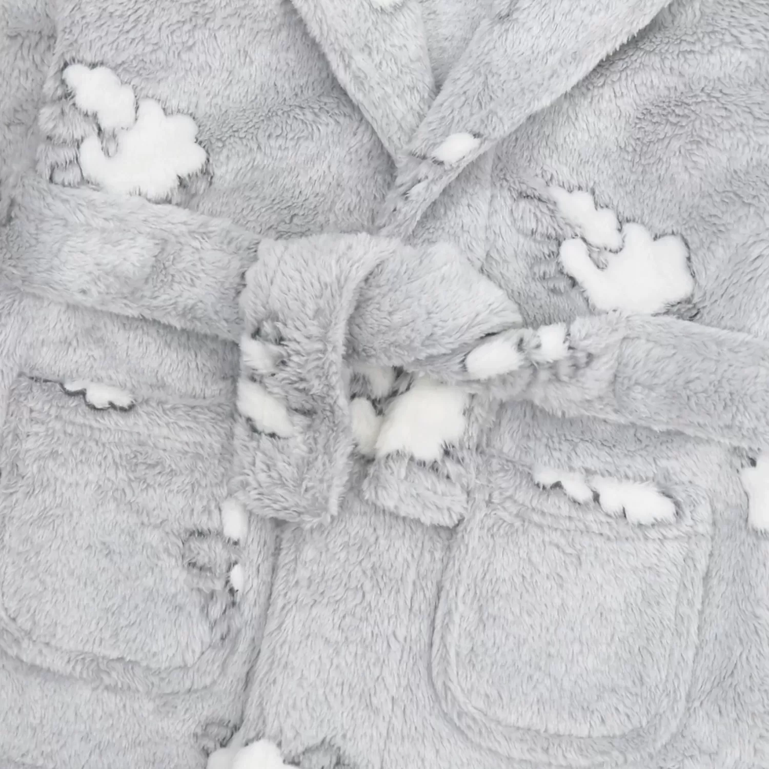 Kids Babytown Baby Lamb Print Fleece Robe