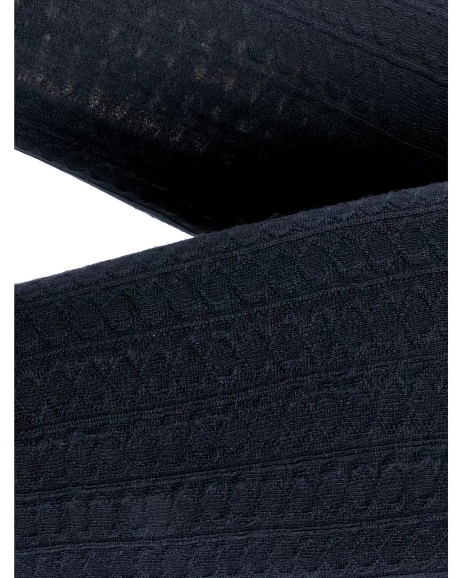 Couture Tights | Fashion Cable Fleece Tights - Black
