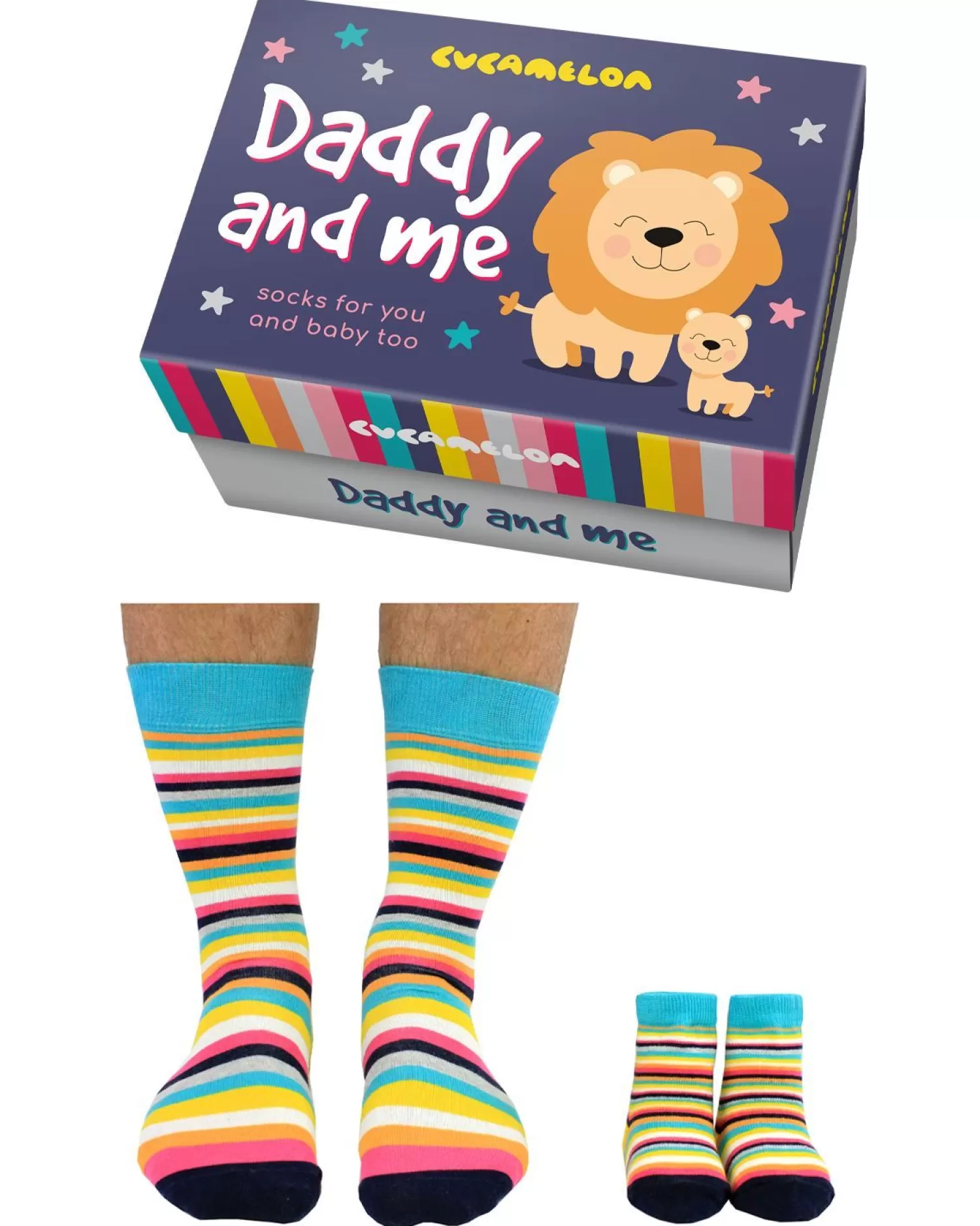Kids Cucamelon Daddy & Me Socks Gift Box