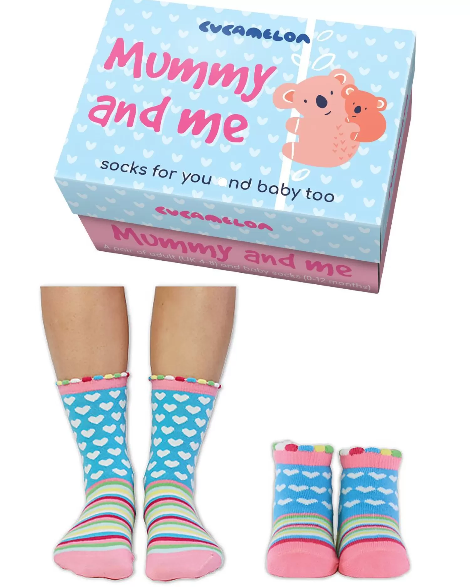 Kids Cucamelon Mummy & Me Socks Gift Box