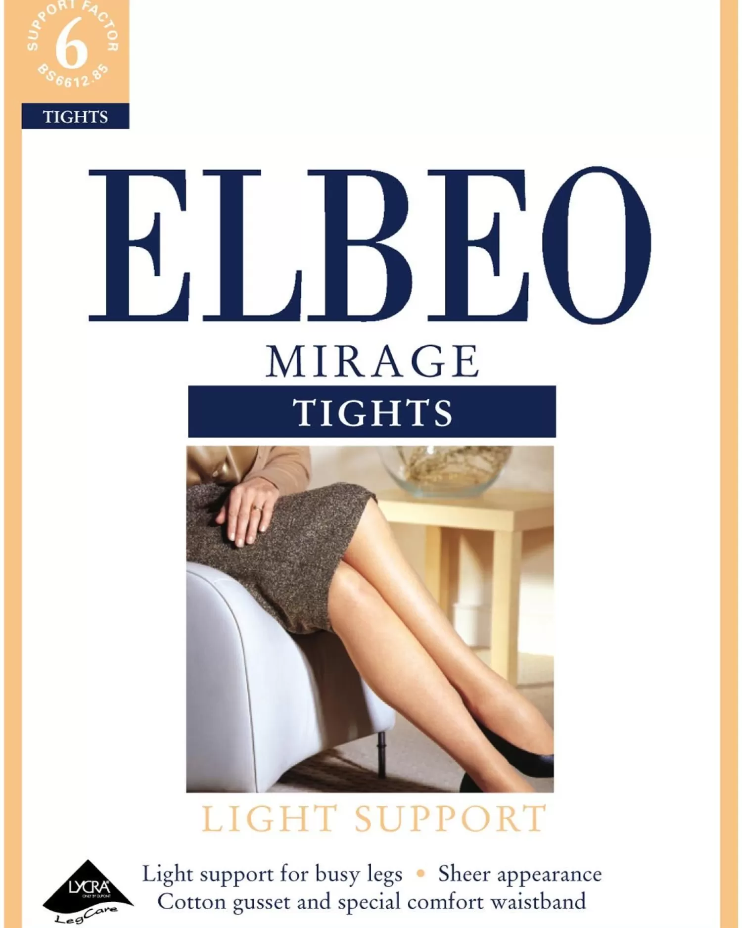 Elbeo Tights | Mirage Light Support Tights - Barely Black