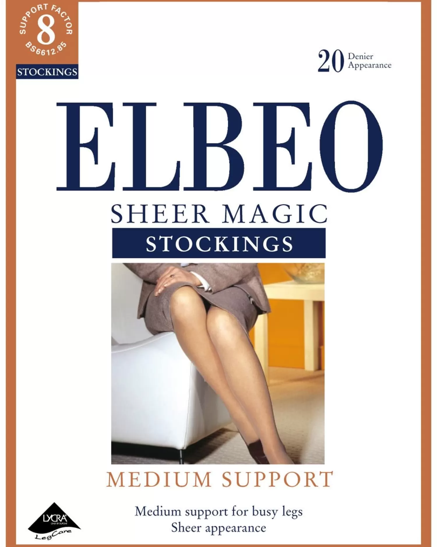 Elbeo Hold Ups & Stockings | Sheer Magic Medium Support Stockings - Haze
