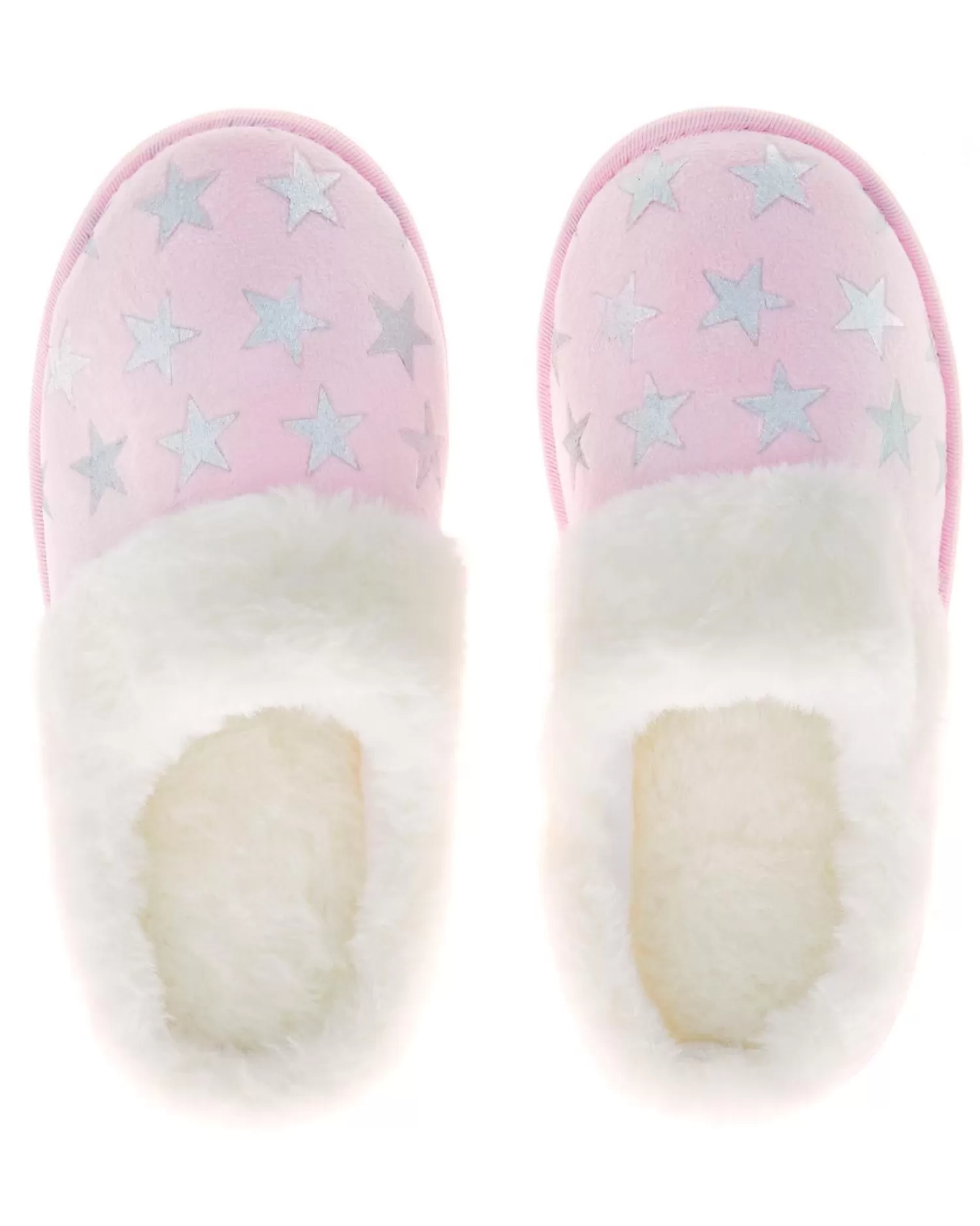 Forever Dreaming Slippers | Foil Star Slippers - Pink