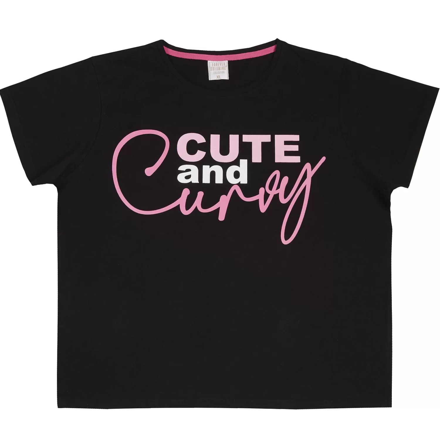 Forever Dreaming Pyjamas | Plus Size 'Cute & Curvy' Long Pyjamas