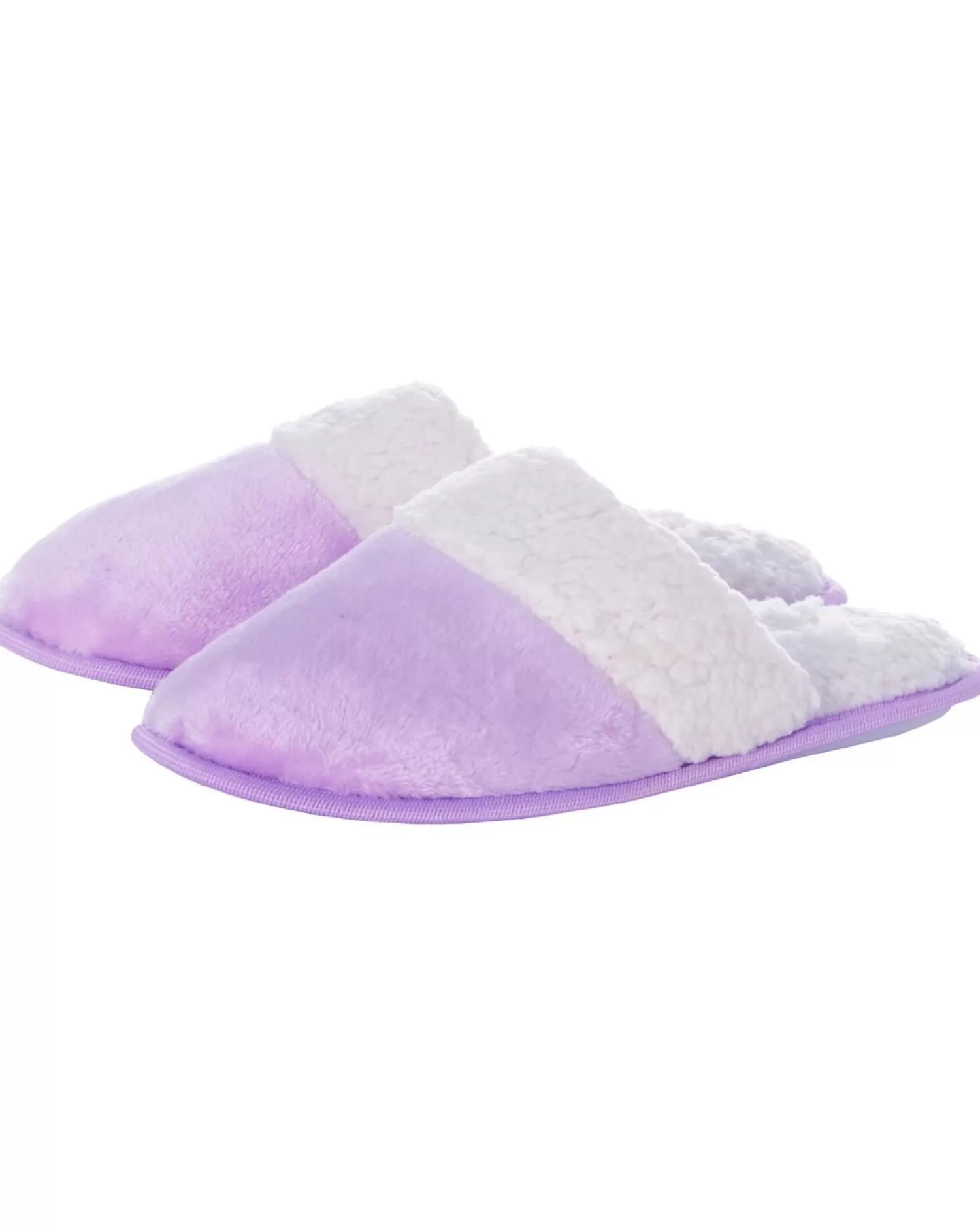 Forever Dreaming Slippers | Shimmer Fleece Slippers - Lilac