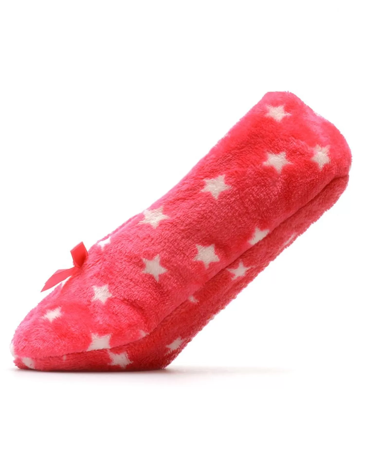 Foxbury Slippers | Mini Star Sherpa Lined Slippers - Pink