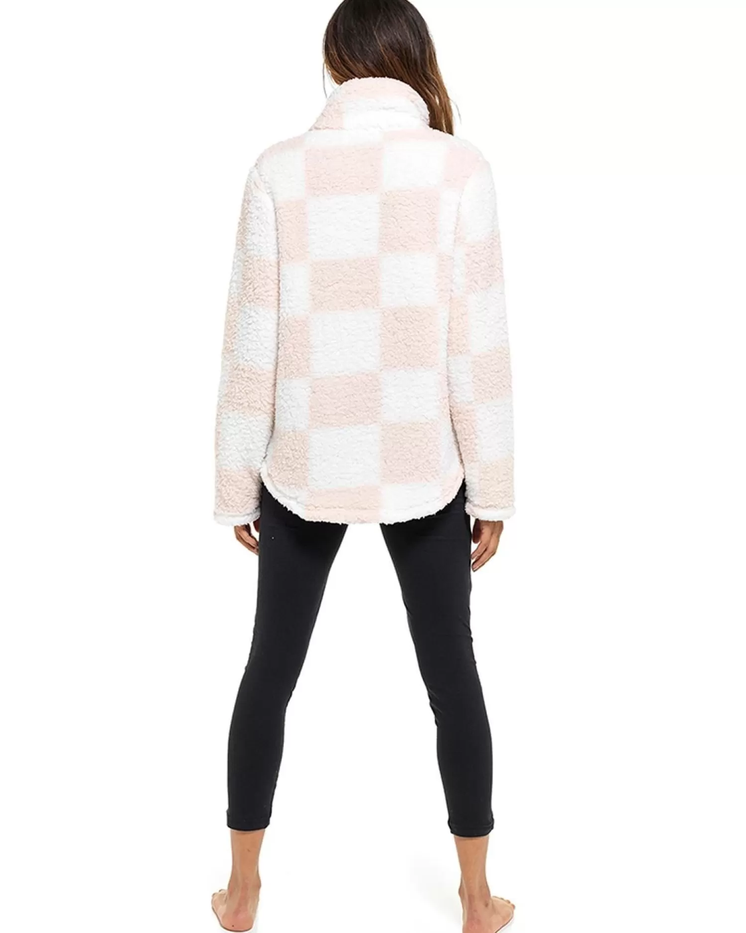 Foxbury Loungewear | Sherpa Fleece Lounge Jumper - Oatmeal