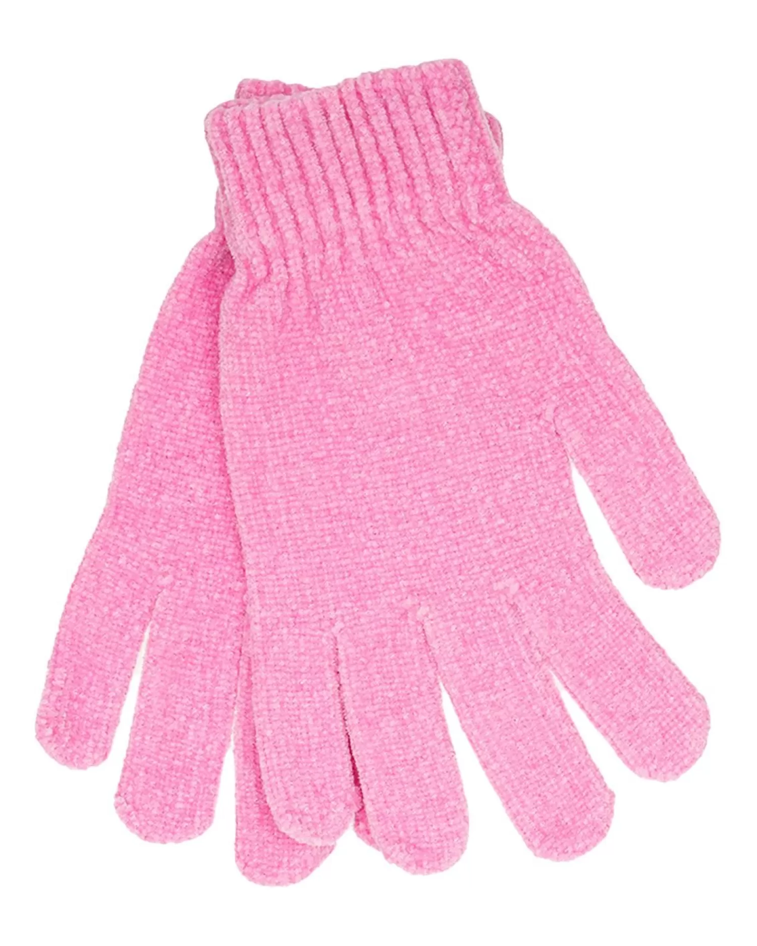Foxbury Gloves | Womens Thermal Chenille Magic Gloves - Baby Pink