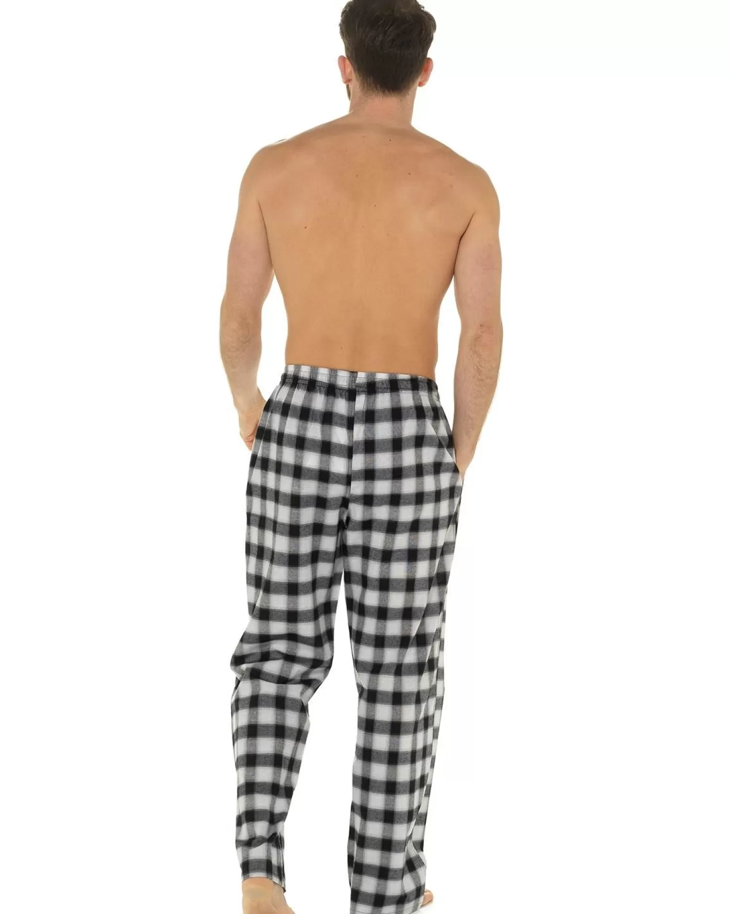 Men Foxbury Woven Pyjama Bottoms - Black