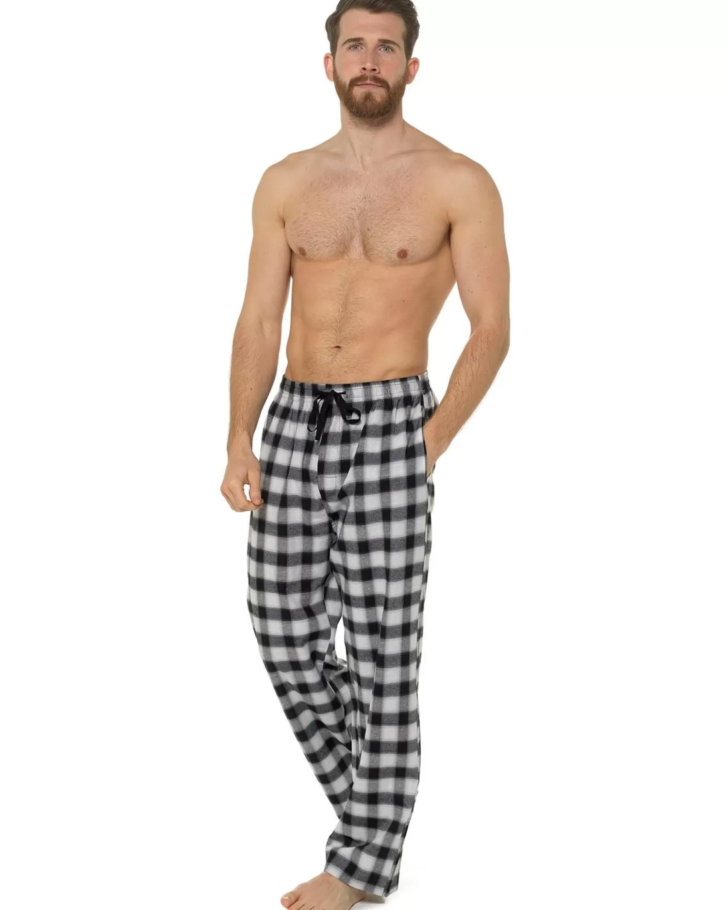 Men Foxbury Woven Pyjama Bottoms - Black