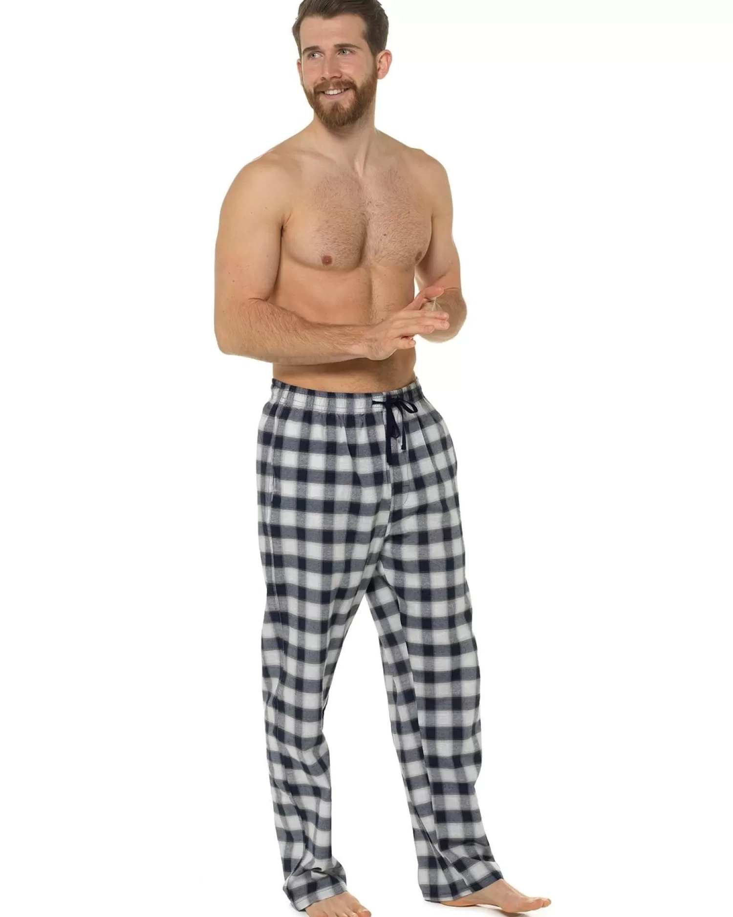 Men Foxbury Woven Pyjama Bottoms - Navy
