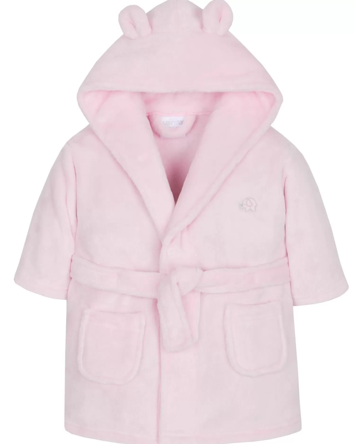 Kids Minikidz Infants Elephant Fleece Robe - Pink