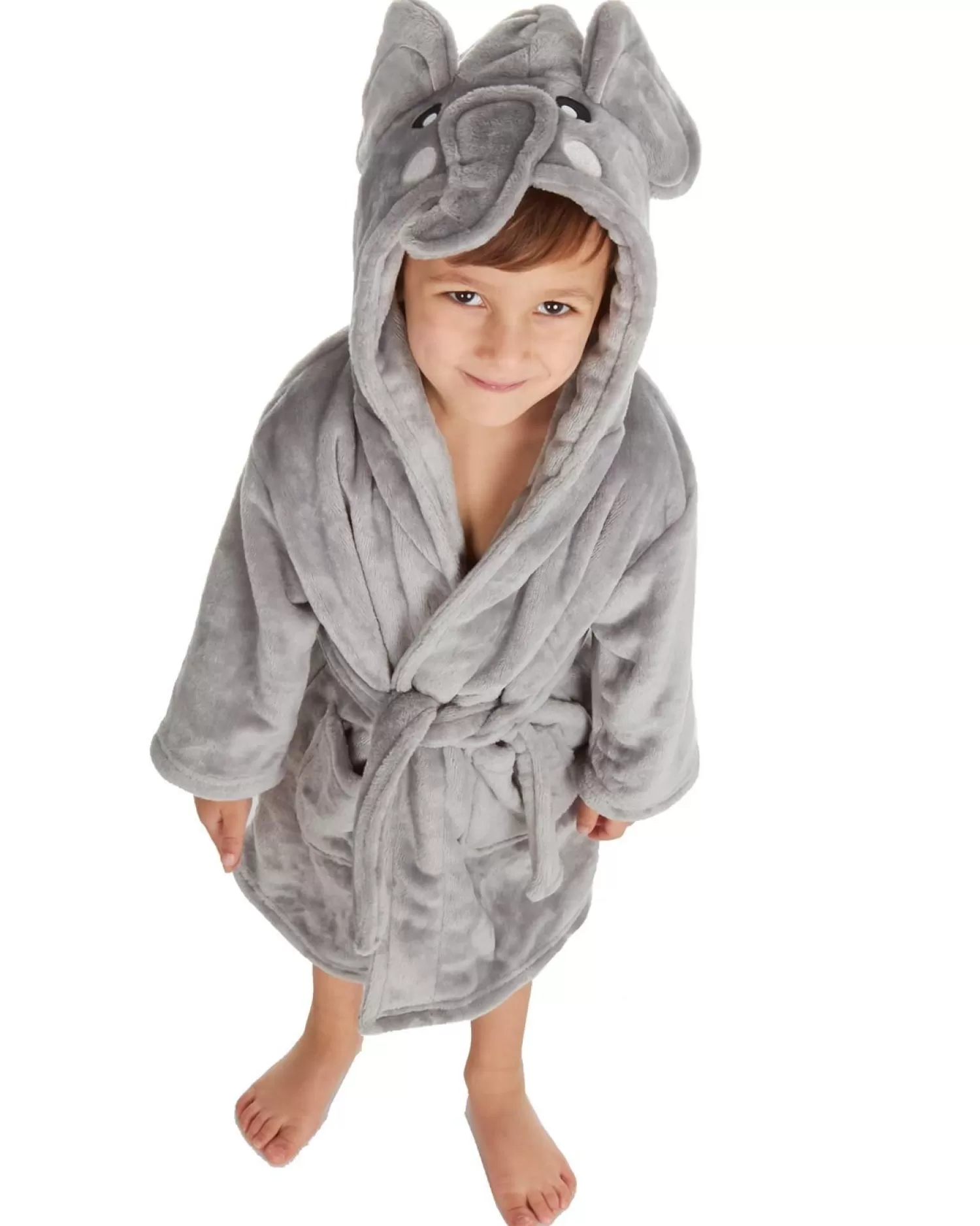Kids Minikidz Kids Elephant Face Fleece Robe
