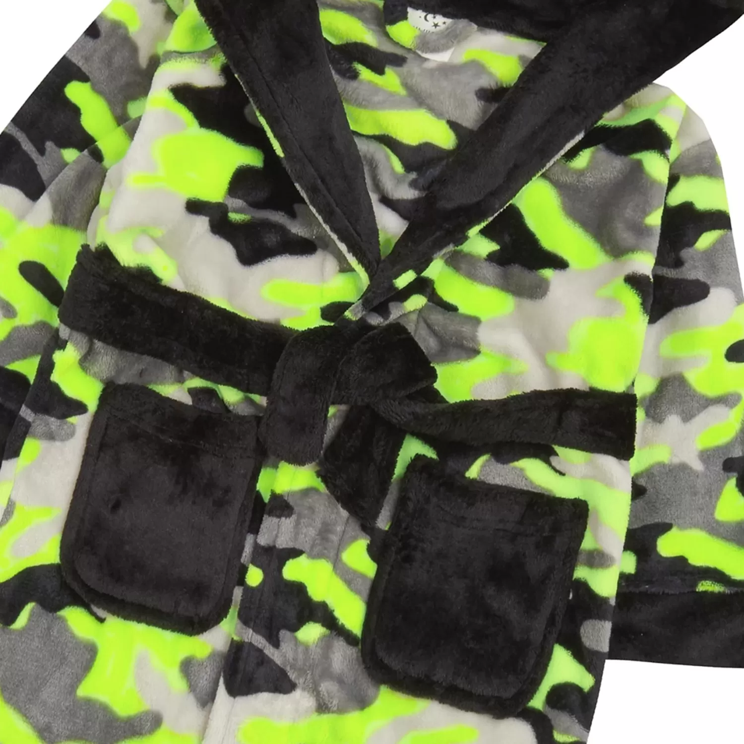 Kids * Kids Neon Camo Print Dressing Gown