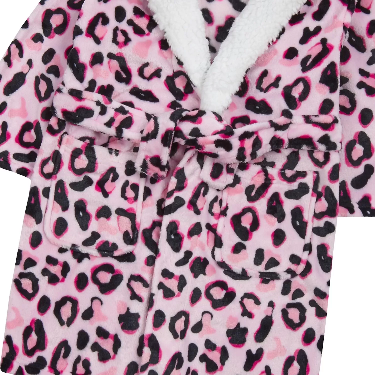 Kids * Kids Pink Leopard Print Dressing Gown