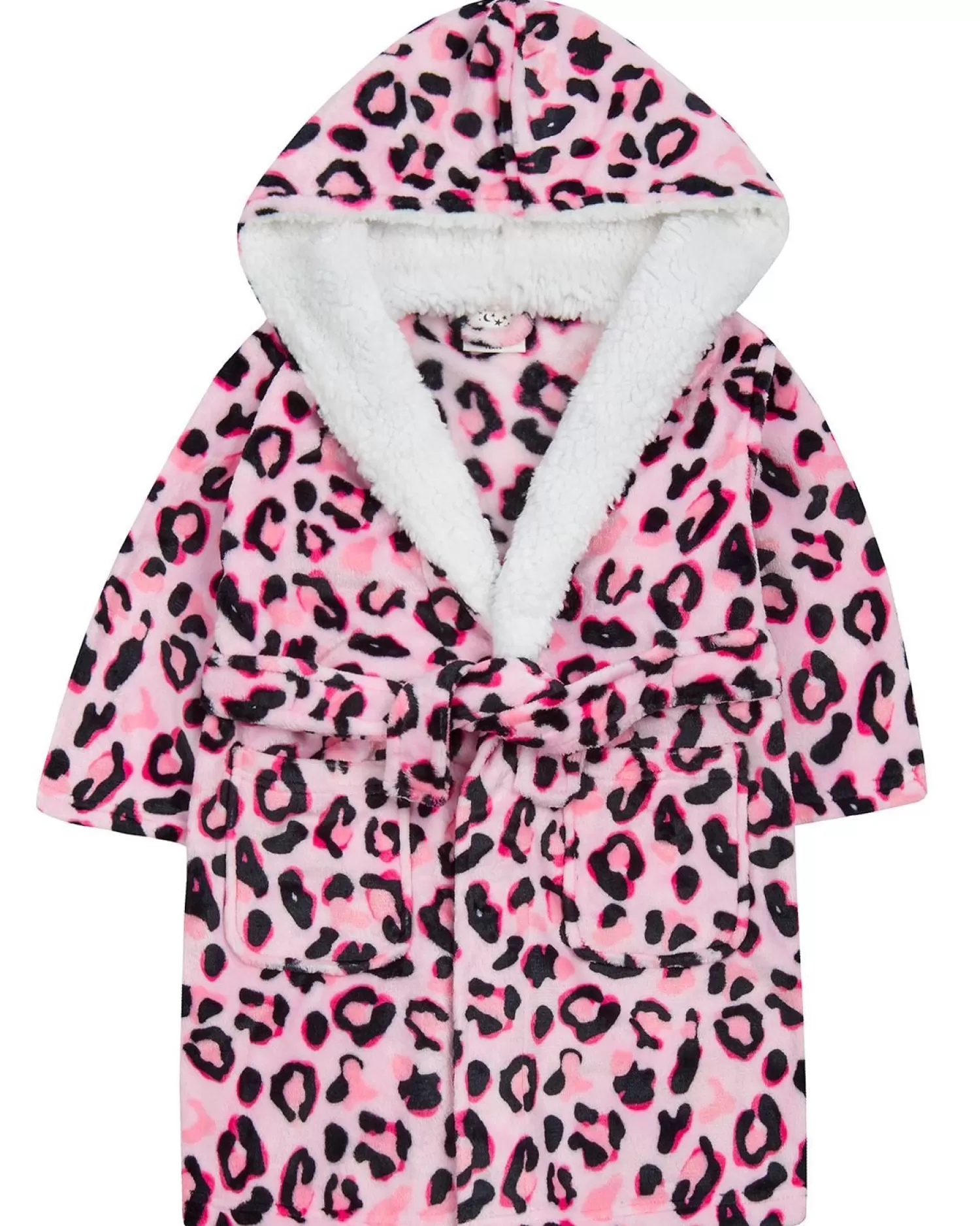 Kids * Kids Pink Leopard Print Dressing Gown