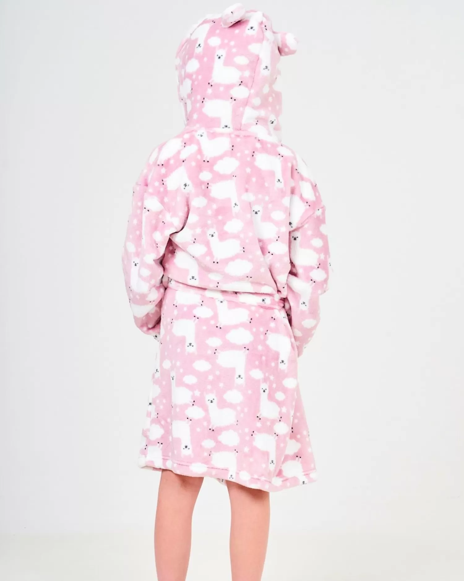 Kids * Kids Pink Llama Dressing Gown