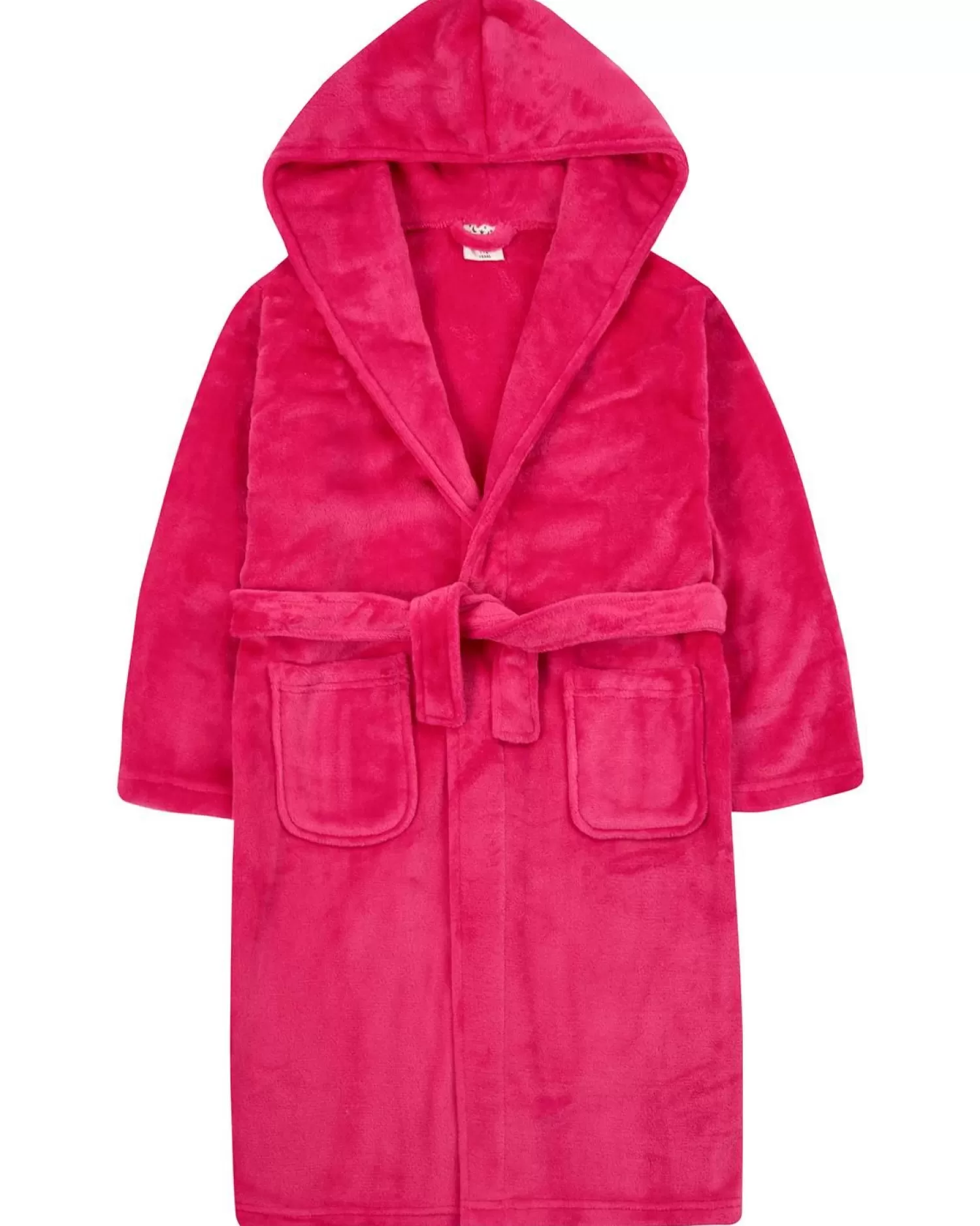 Kids * Kids Plush Dressing Gown - Hot Pink