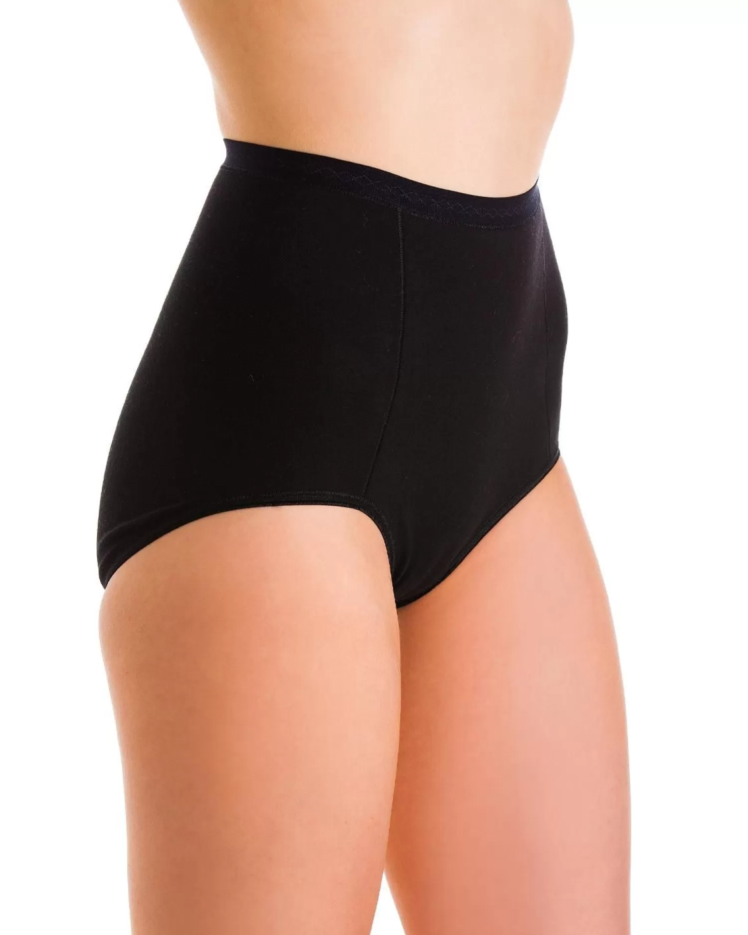 La Marquise Knickers | 2 Pack Control Maxi Brief - Black