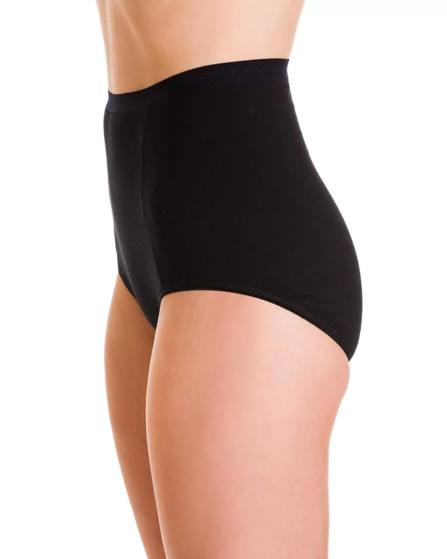 La Marquise Knickers | 2 Pack Control Maxi Brief - Black