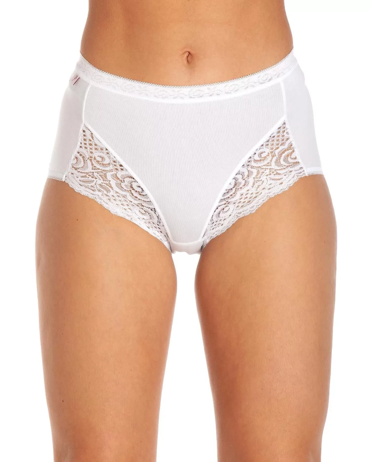 La Marquise Knickers | 3 Pack Lace Maxi Brief - White