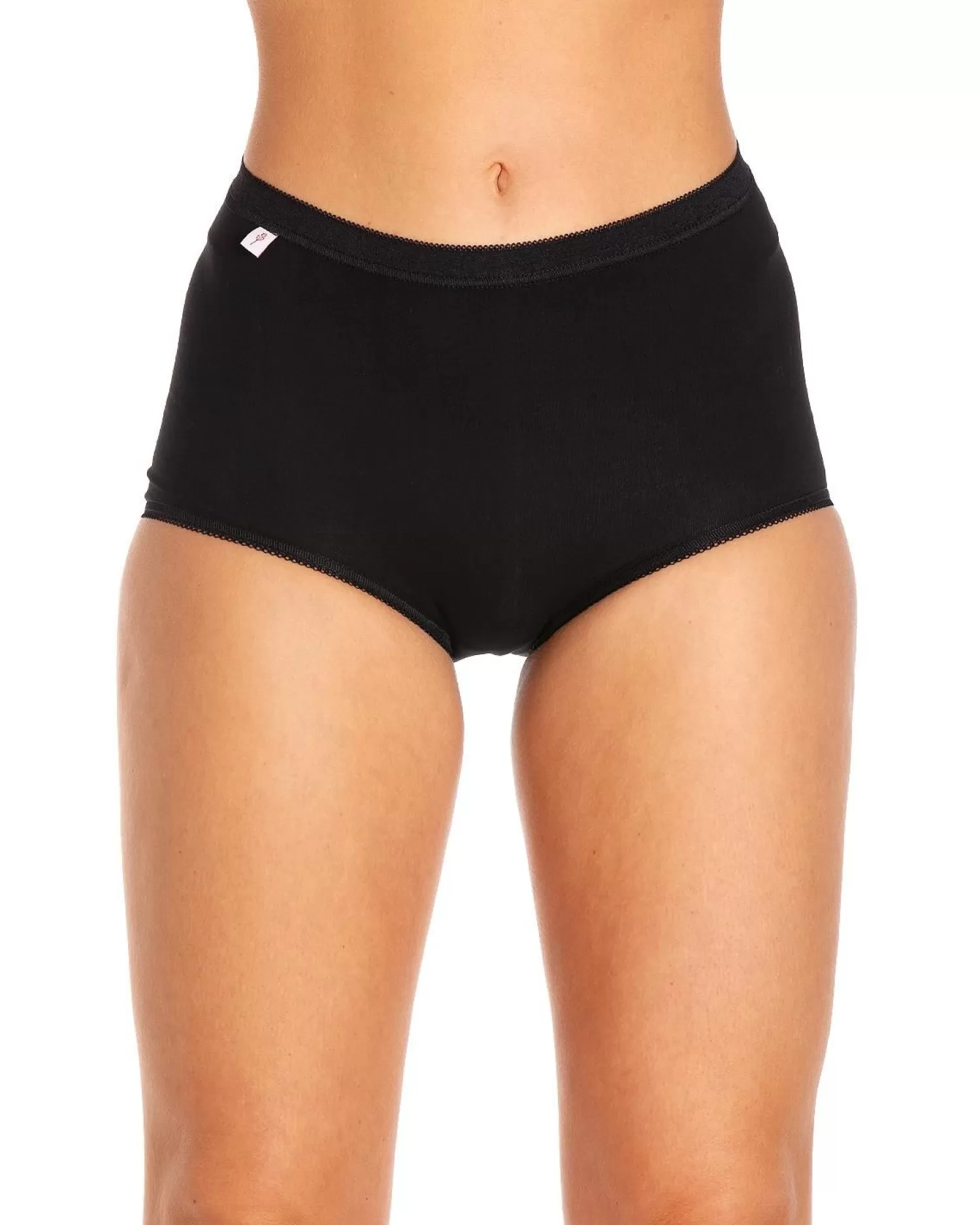 La Marquise Knickers | 3 Pack Maxi Brief - Black