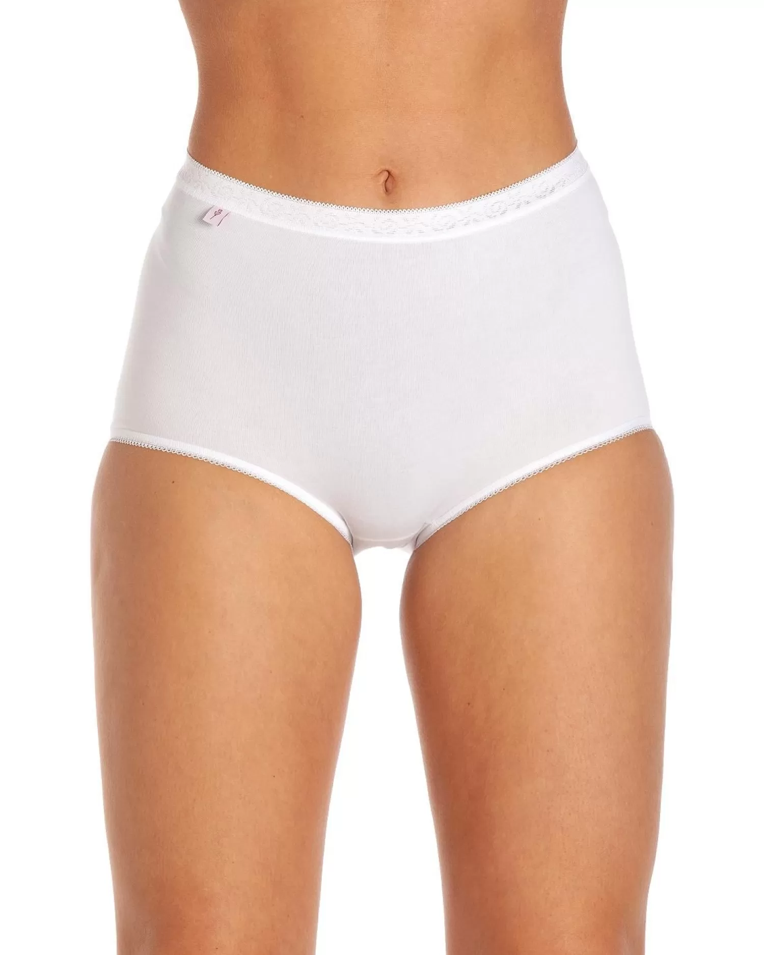 La Marquise Knickers | 3 Pack Maxi Brief - White