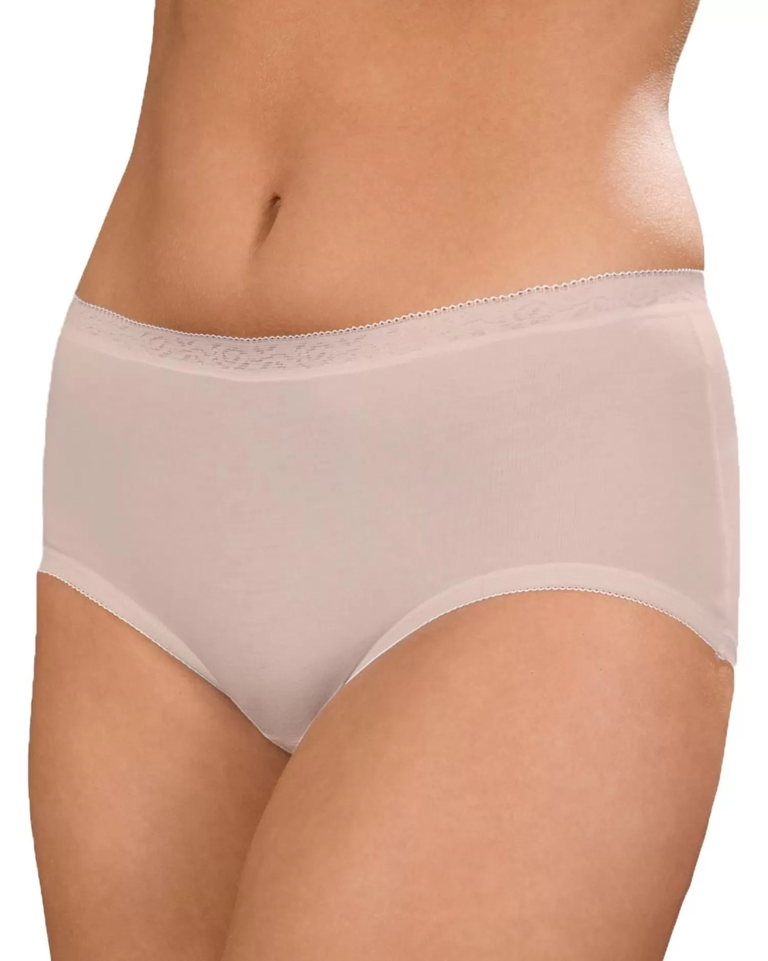 La Marquise Knickers | 3 Pack Midi Brief - Skin