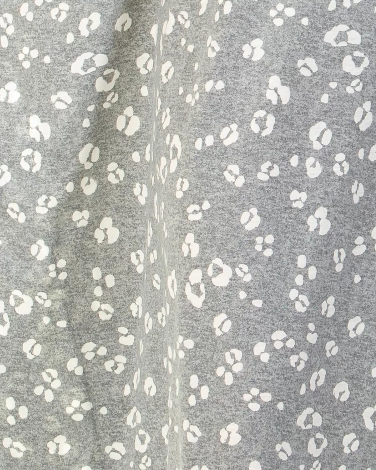 La Marquise Nighties | Heather Leopard Sleeveless Nightie - Grey