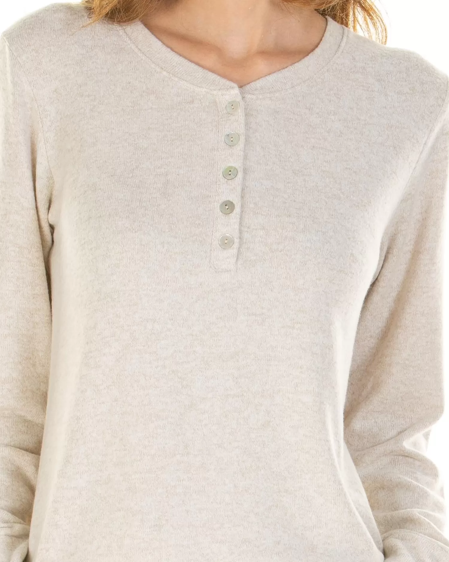 La Marquise Pyjamas | Lush Lounge Cloudknit Pyjamas - Beige