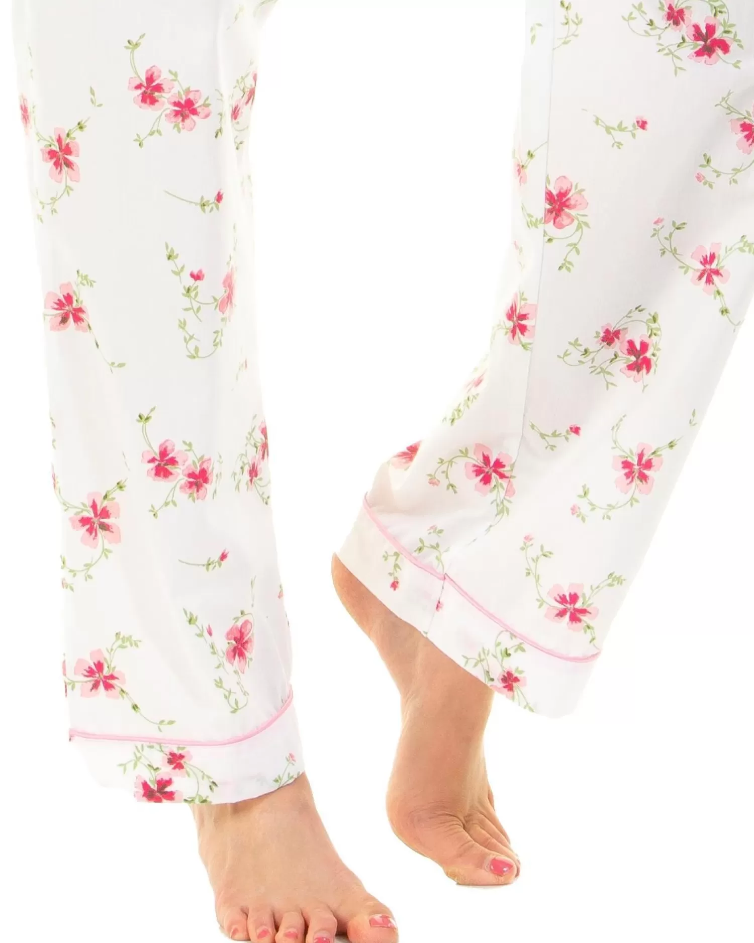 La Marquise Pyjamas Wallflower Button Pyjamas Pink Body Friendly