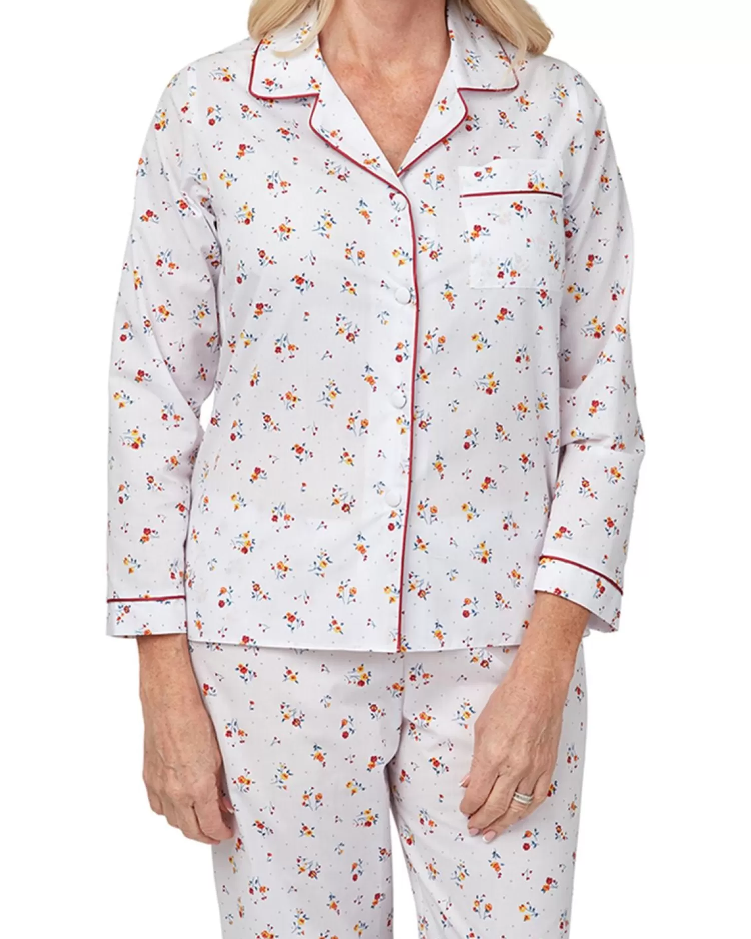 Marlon Pyjamas | Long Sleeve Woven Pyjamas - Pink