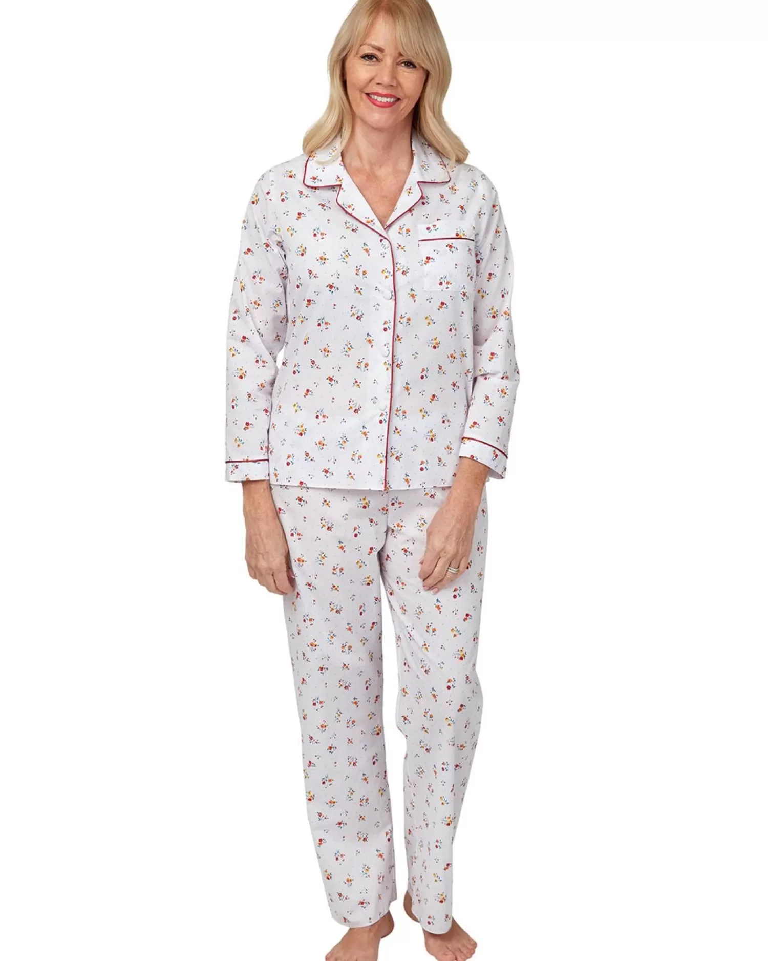 Marlon Pyjamas | Long Sleeve Woven Pyjamas - Pink