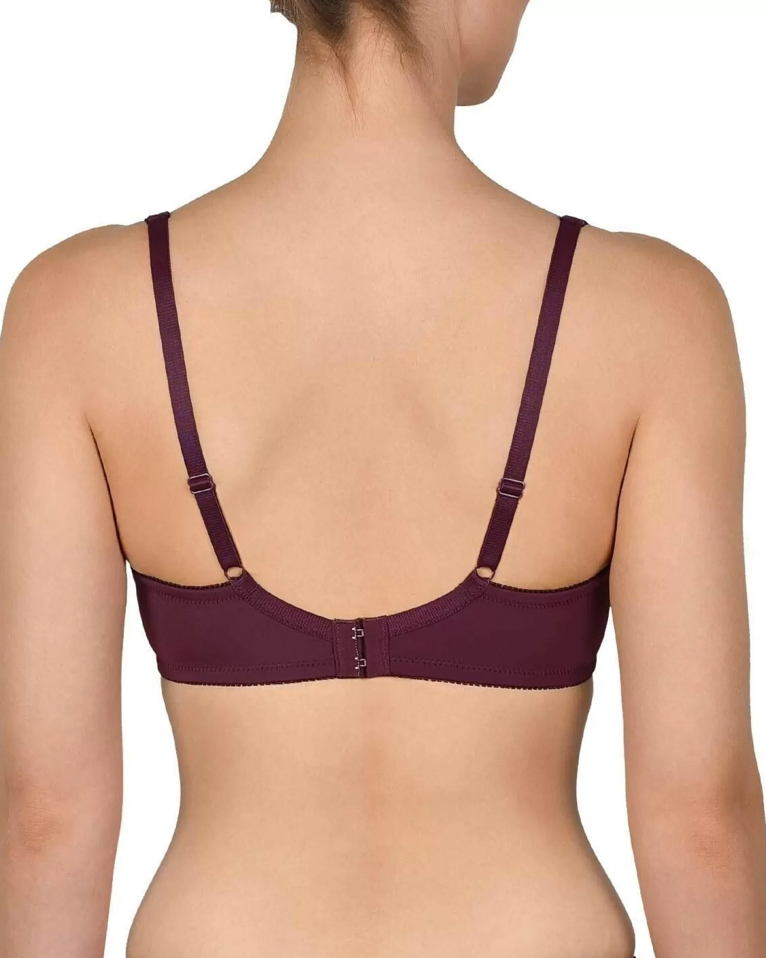 * Bras | Naturana Blue Label Wireless Lace Bra - Burgundy
