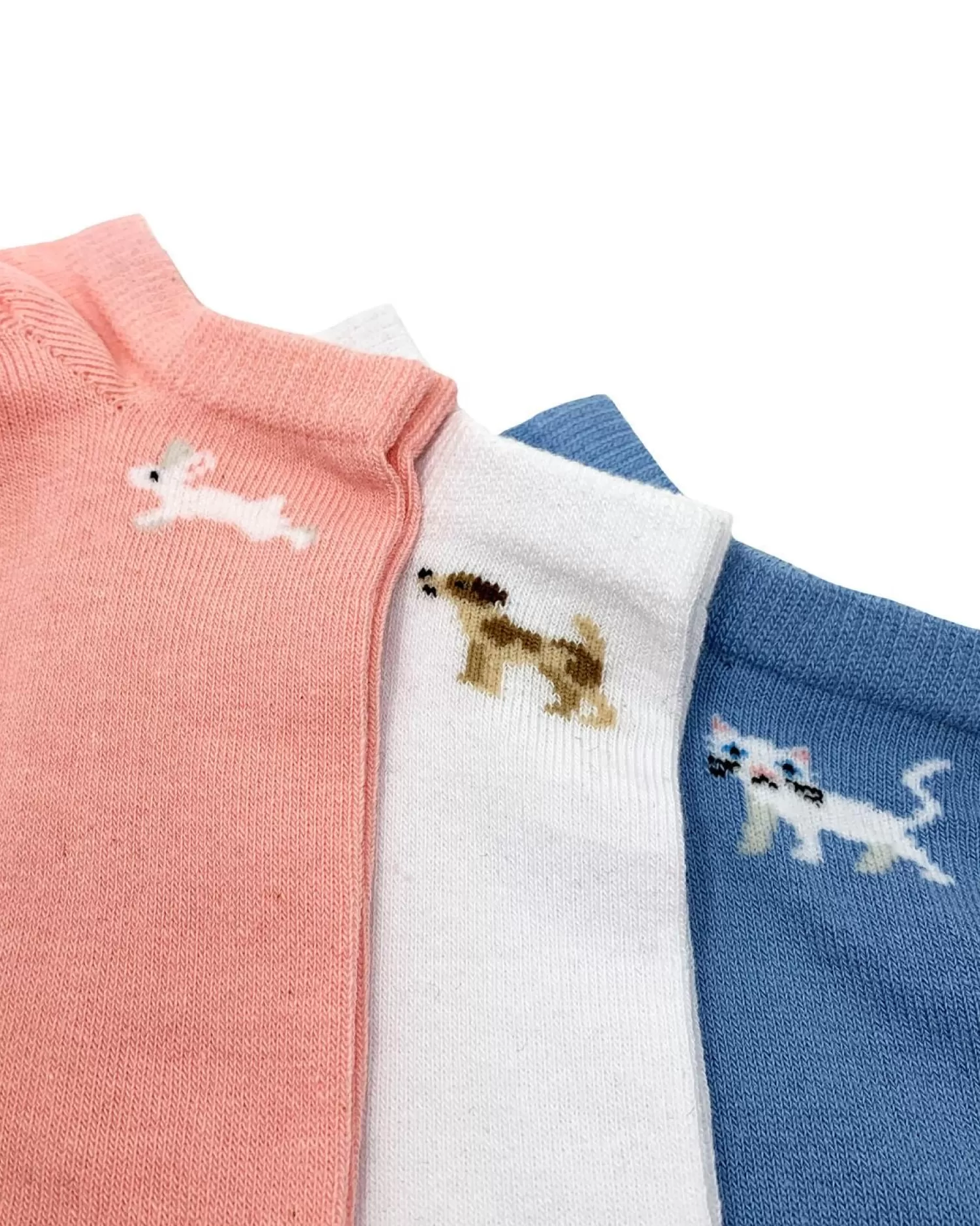 Nice Socks Socks | Womens 3 Pack Mini Animal Trainer Socks