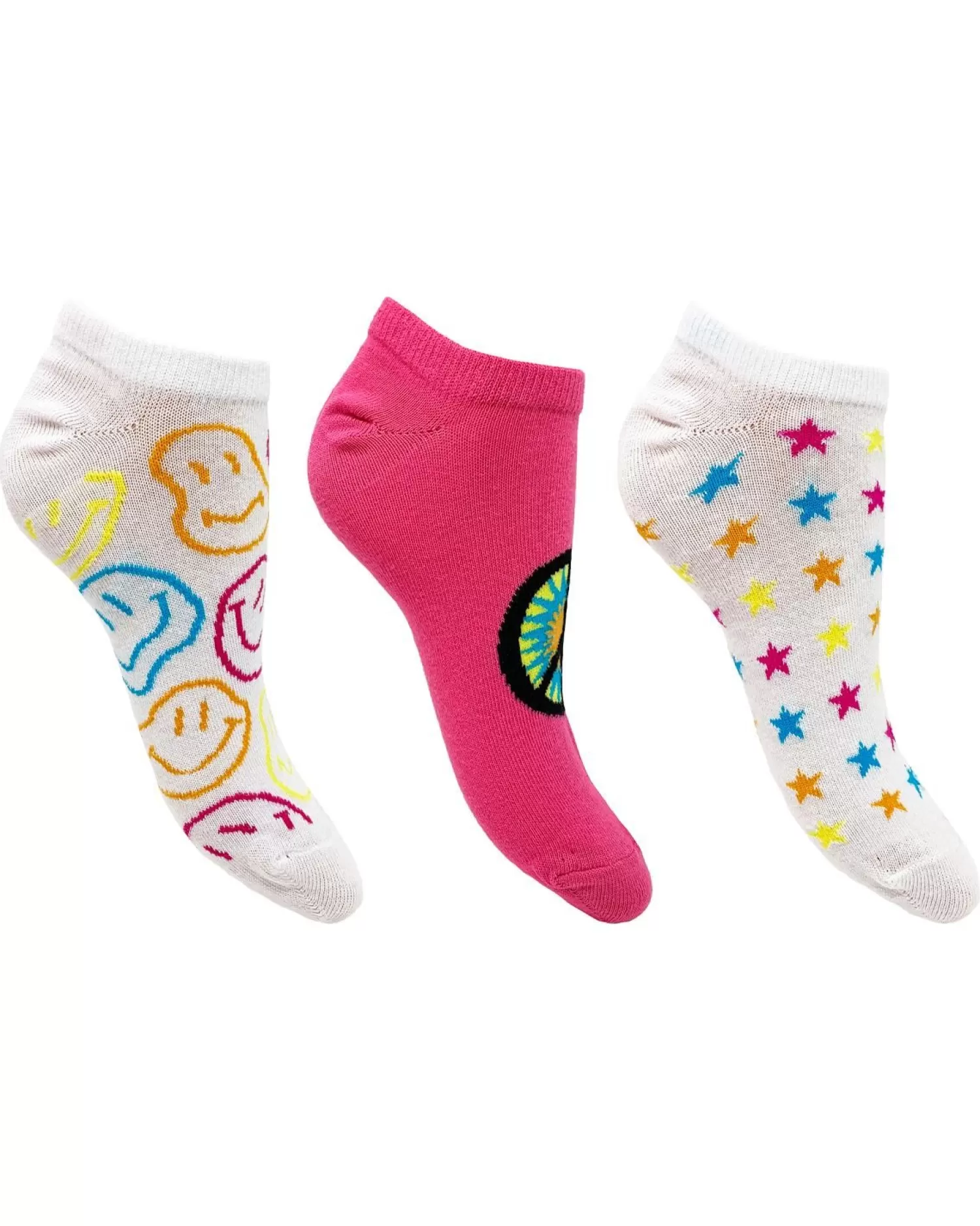 Nice Socks Socks | Womens 3 Pack Peace Trainer Socks