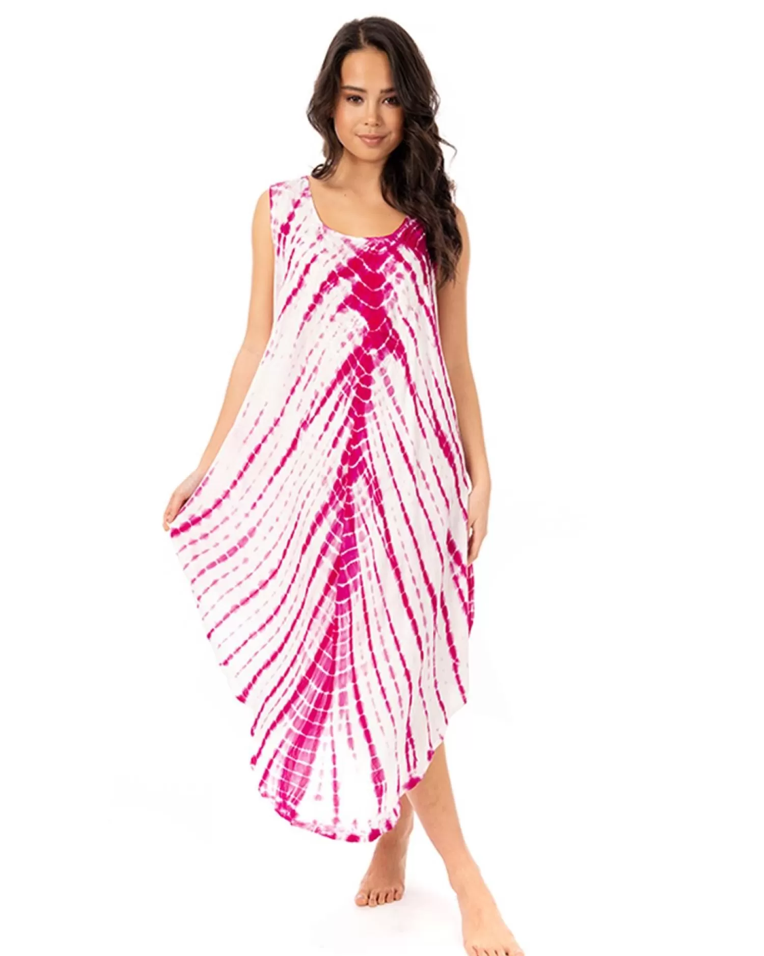 Pistachio Dresses | Pink Tie Dye Summer Dress