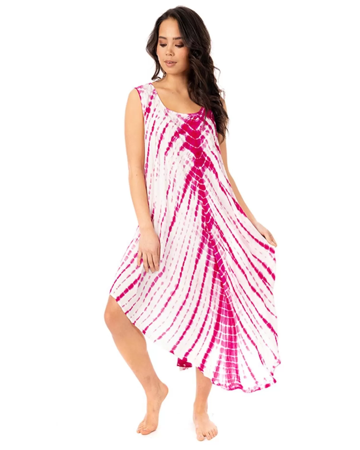 Pistachio Dresses | Pink Tie Dye Summer Dress