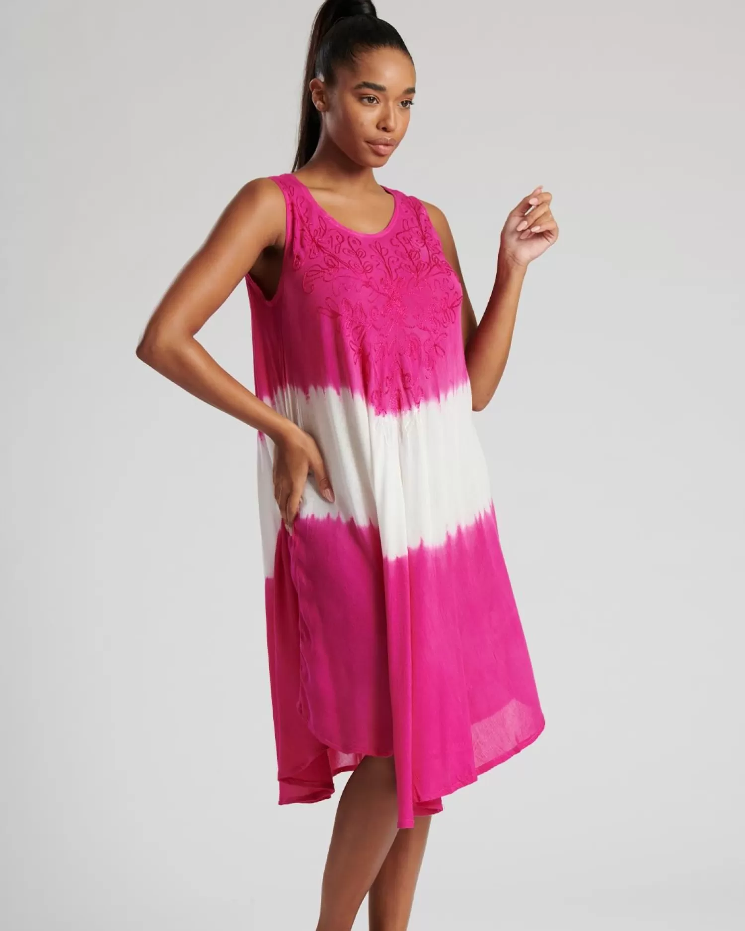 Pistachio Dresses | Tie Dye Summer Dress - Pink