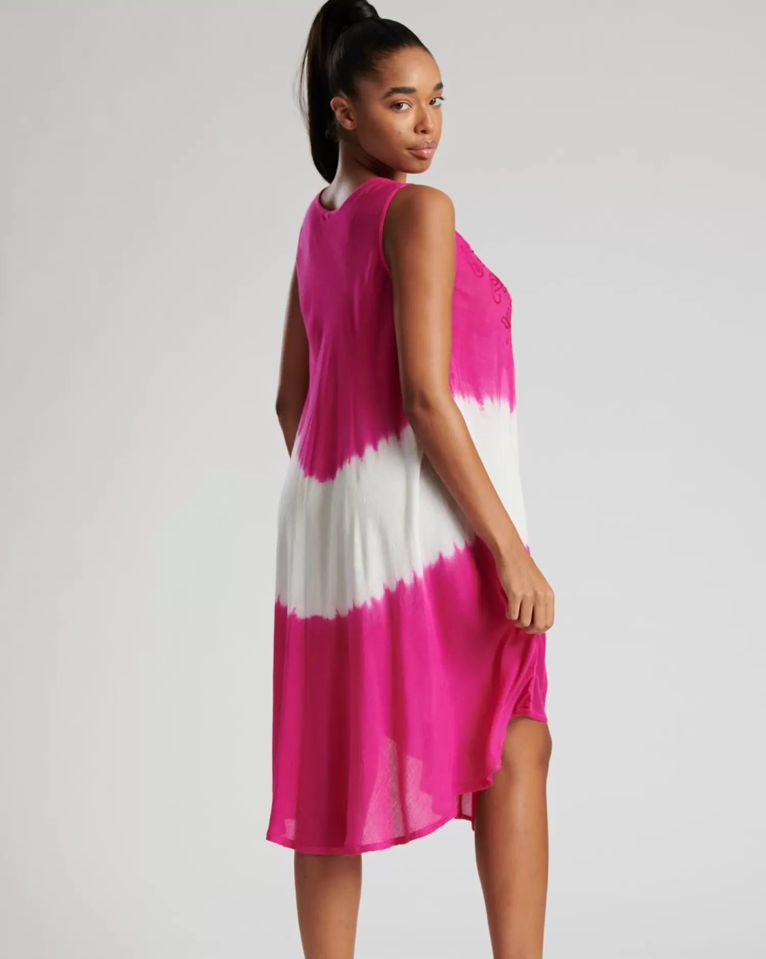 Pistachio Dresses | Tie Dye Summer Dress - Pink