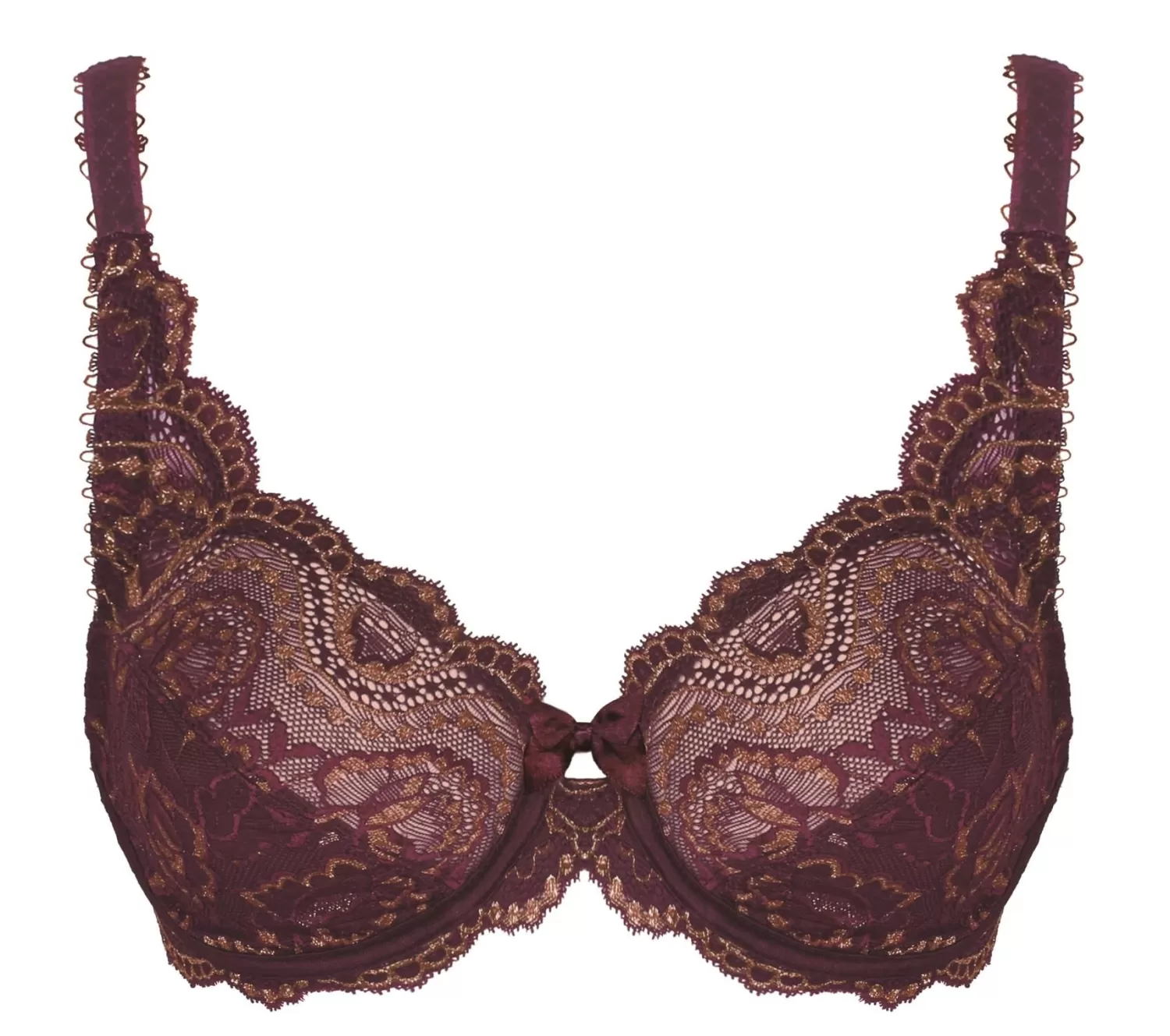 Playtex Bras | Flower Elegance Lace Bra - Dark Berry