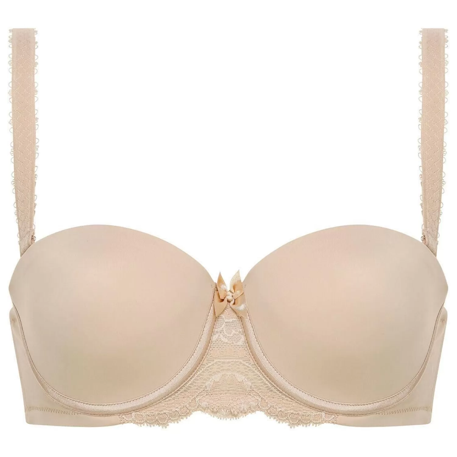 Playtex Bras | Flower Elegance Strapless Bra - Skin