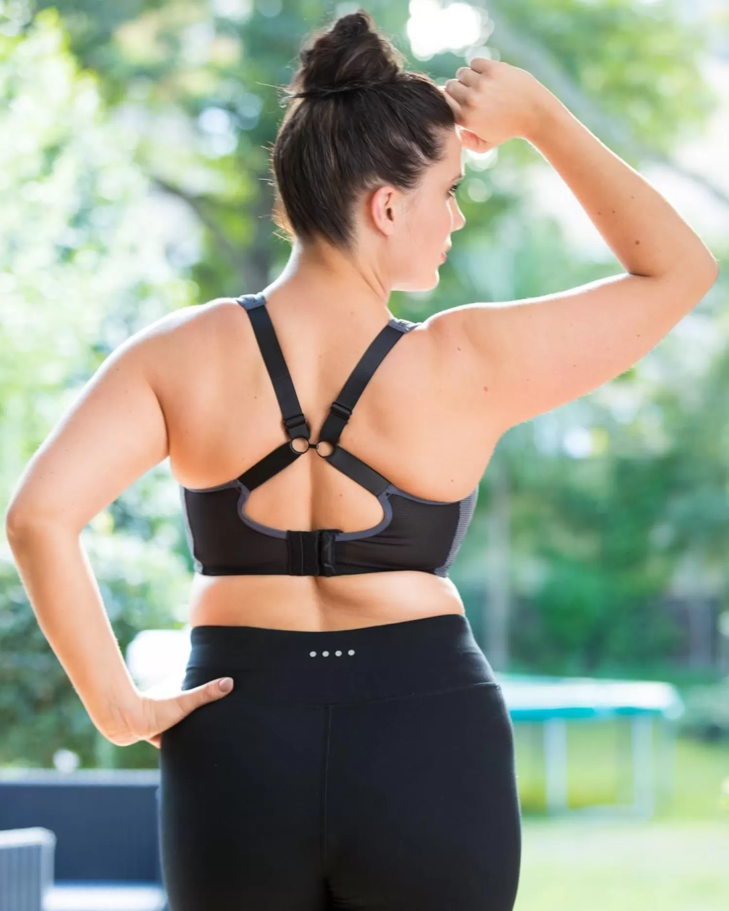 Pour Moi Bras | Energy Non Wired Sports Bra - Black/Slate