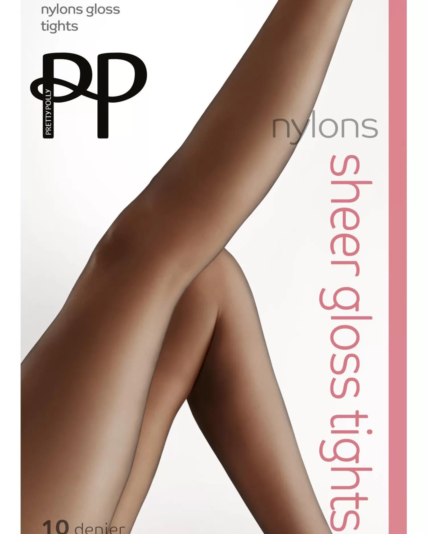 Pretty Polly Tights | 10 Denier Sheer Gloss Tights - Black
