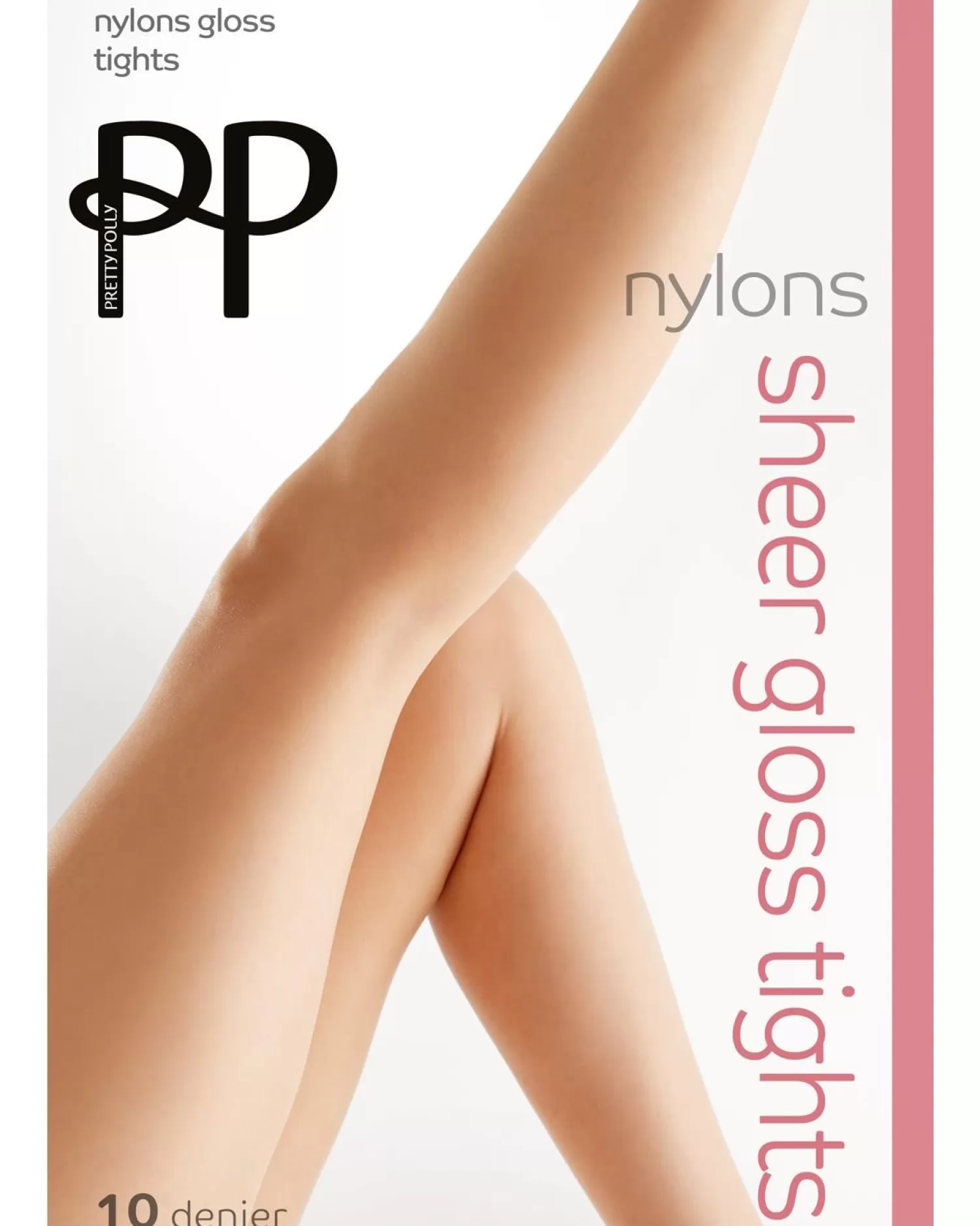 Pretty Polly Tights | 10 Denier Sheer Gloss Tights - Sunblush