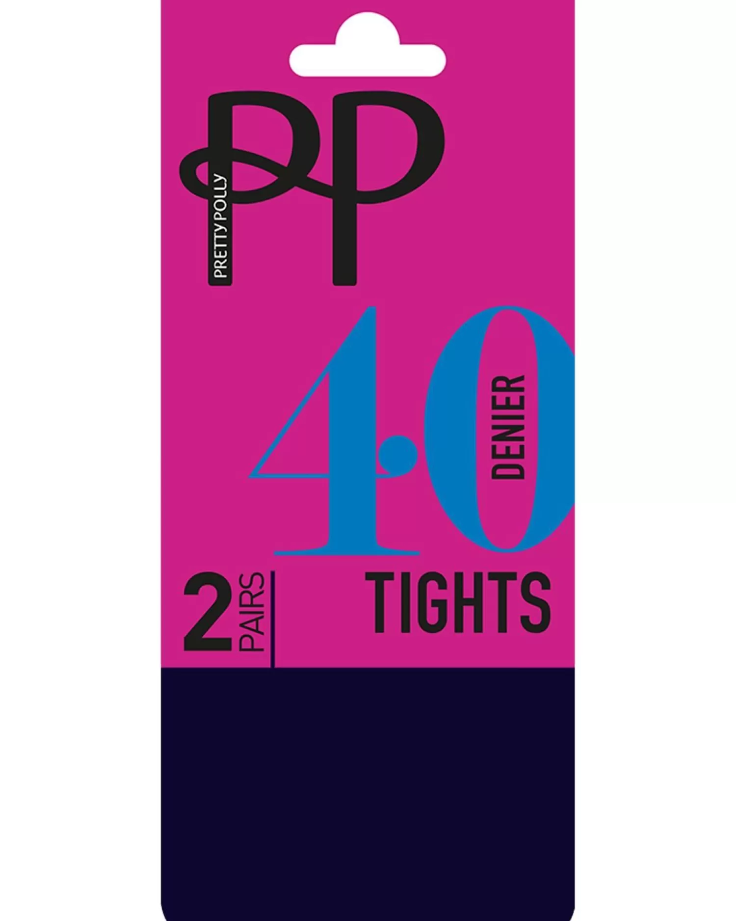 Pretty Polly Tights | 2 Pack 40 Denier Tights - Navy